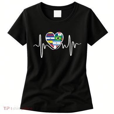 Latino Pulse Heart Hispanic Heritage Women's T-Shirt