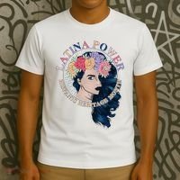 Latina Power Hispanic Heritage Month T-Shirt thumb 3