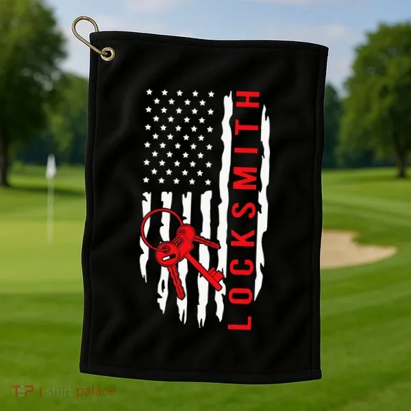 Locksmith Picking I Locksmithing I Key I Locksmith Golf Towel