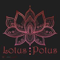 Lotus Potus In Red And Shades Women's Sweatshirt thumb 2