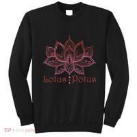 Lotus Potus In Red And Shades Sweatshirt thumb 0