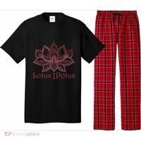 Lotus Potus In Red And Shades Pajama Set thumb 0