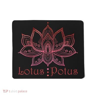 Lotus Potus In Red And Shades Mousepad