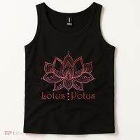 Lotus Potus In Red And Shades Tank Top thumb 2