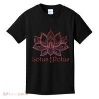 Lotus Potus In Red And Shades Kids T-Shirt thumb 0