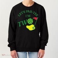 Let's Par I'm Two Golf 2nd Birthday Women's Sweatshirt thumb 0