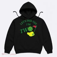 Let's Par I'm Two Golf 2nd Birthday Hoodie thumb 0
