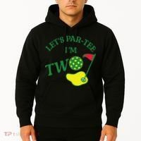 Let's Par I'm Two Golf 2nd Birthday Hoodie thumb 2