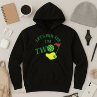 Let's Par I'm Two Golf 2nd Birthday Hoodie thumb 3