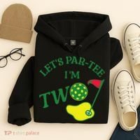 Let's Par I'm Two Golf 2nd Birthday Hoodie thumb 4
