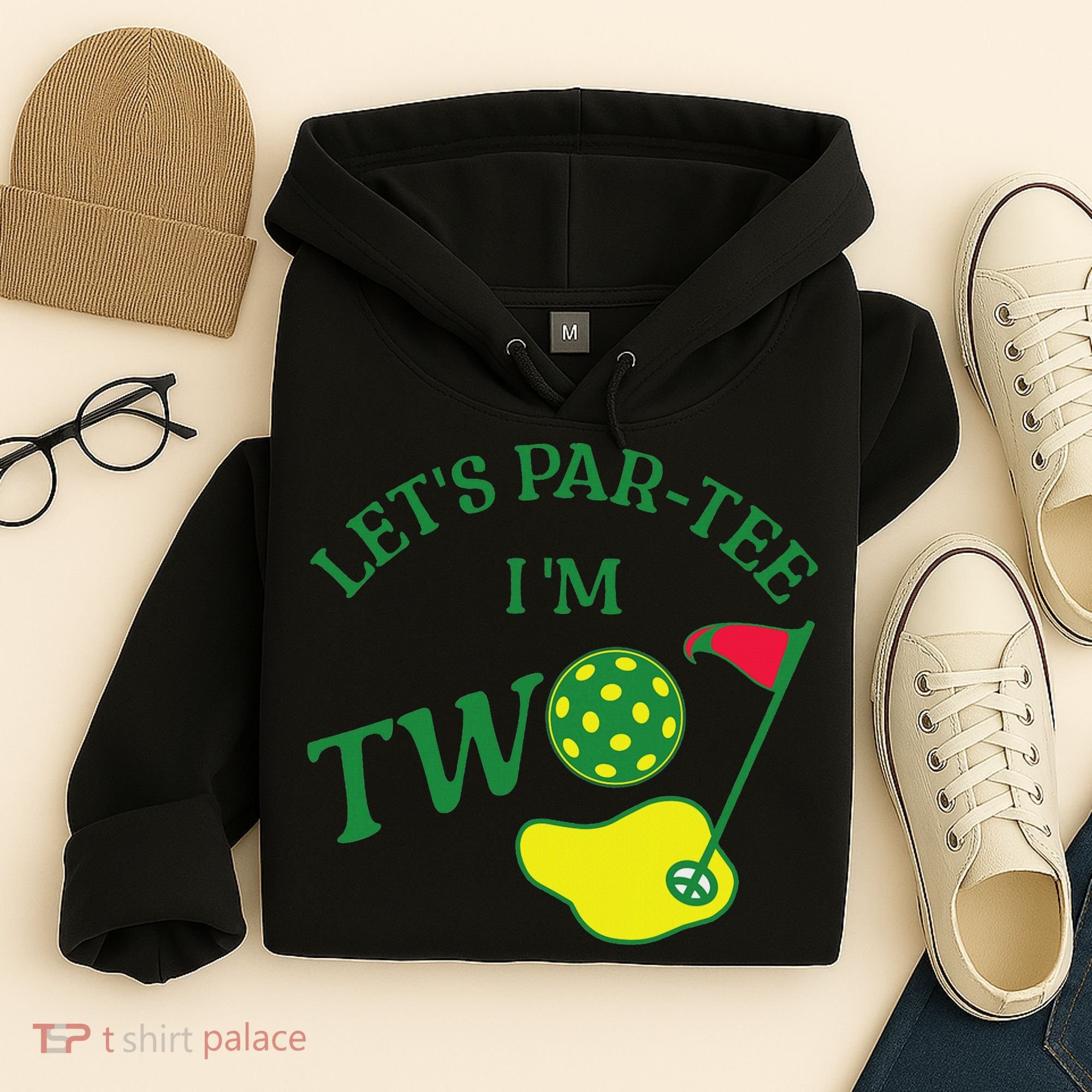 Let's Par I'm Two Golf 2nd Birthday Hoodie