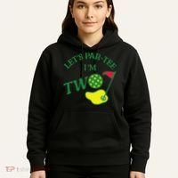 Let's Par I'm Two Golf 2nd Birthday Hoodie thumb 5