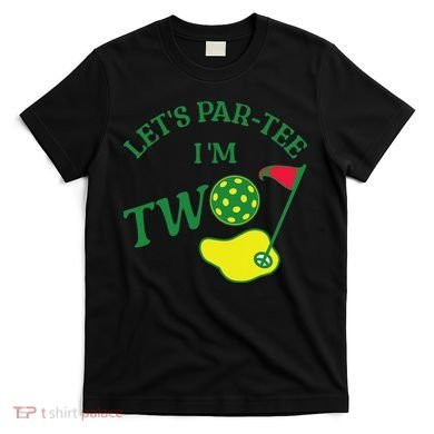 Let's Par I'm Two Golf 2nd Birthday T-Shirt