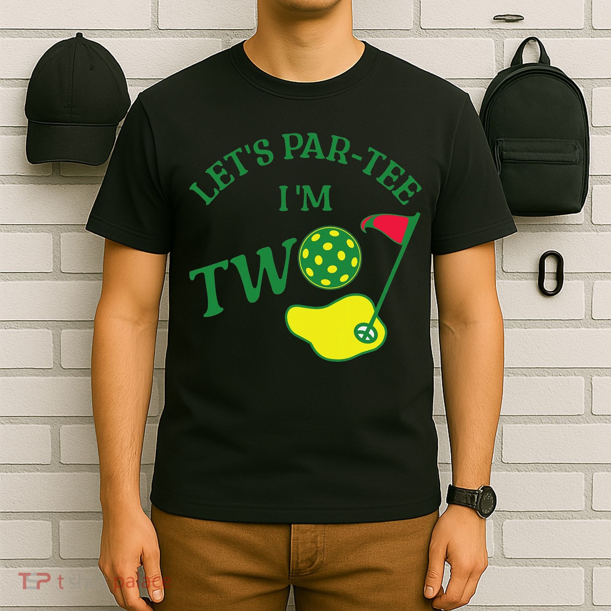 Let's Par I'm Two Golf 2nd Birthday T-Shirt