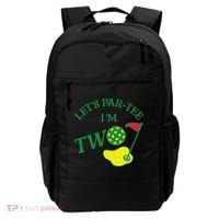 Let's Par I'm Two Golf 2nd Birthday Backpack thumb 0