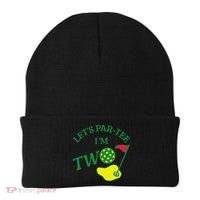 Let's Par I'm Two Golf 2nd Birthday Beanie thumb 0