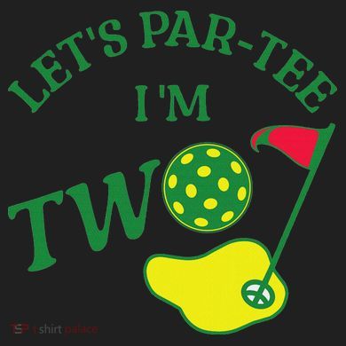Let's Par I'm Two Golf 2nd Birthday 24oz Duet Stainless Steel Tumbler