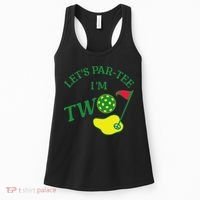 Let's Par I'm Two Golf 2nd Birthday Women's Tank Top thumb 0
