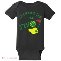 Let's Par I'm Two Golf 2nd Birthday Baby Bodysuit thumb 0