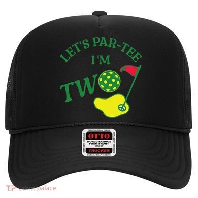 Let's Par I'm Two Golf 2nd Birthday Hat
