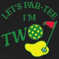 Let's Par I'm Two Golf 2nd Birthday Hat thumb 2