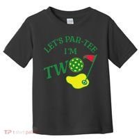 Let's Par I'm Two Golf 2nd Birthday Toddler T-Shirt thumb 0