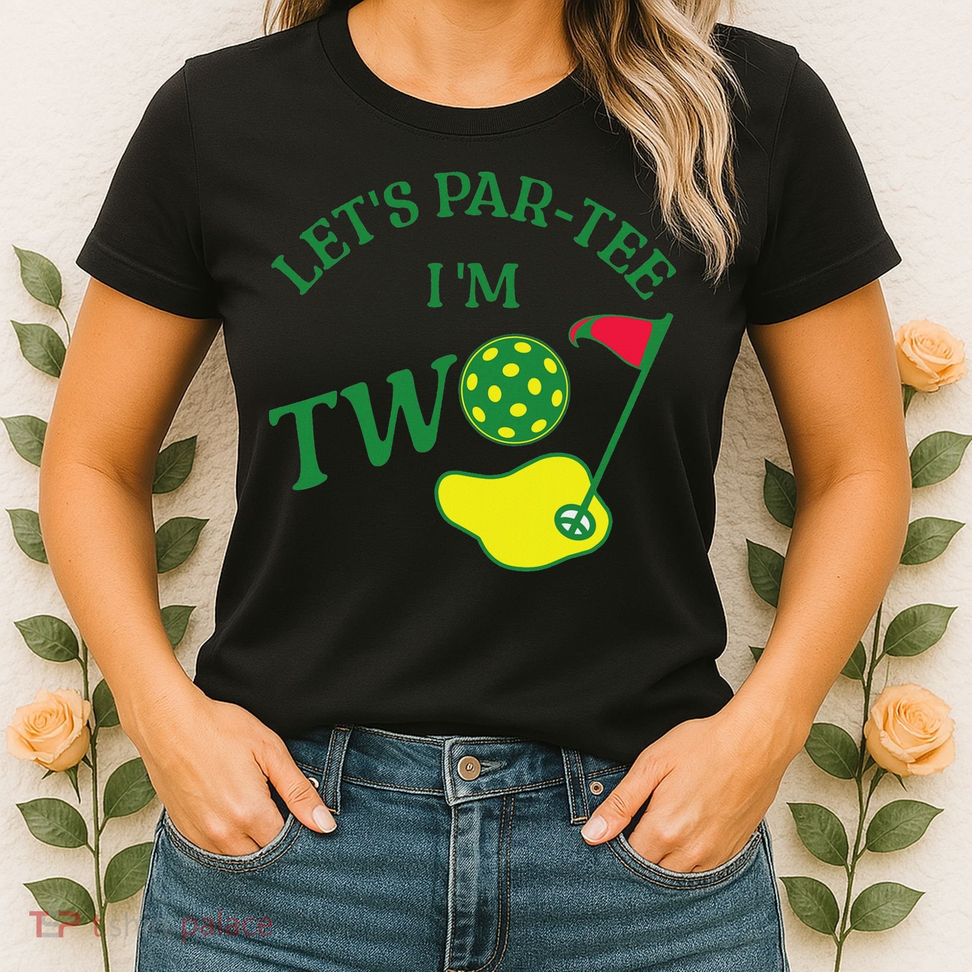 Let's Par I'm Two Golf 2nd Birthday Women's T-Shirt