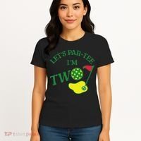Let's Par I'm Two Golf 2nd Birthday Women's T-Shirt thumb 4