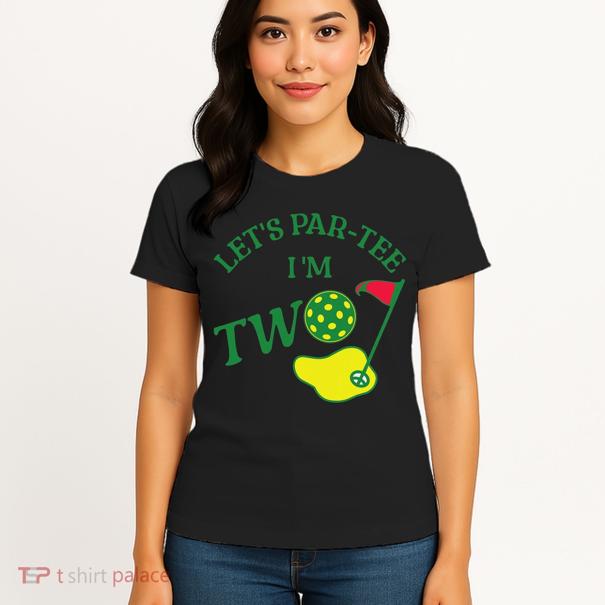 Let's Par I'm Two Golf 2nd Birthday Women's T-Shirt