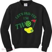Let's Par I'm Two Golf 2nd Birthday Kids Sweatshirt thumb 0