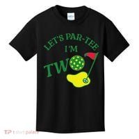 Let's Par I'm Two Golf 2nd Birthday Kids T-Shirt thumb 0