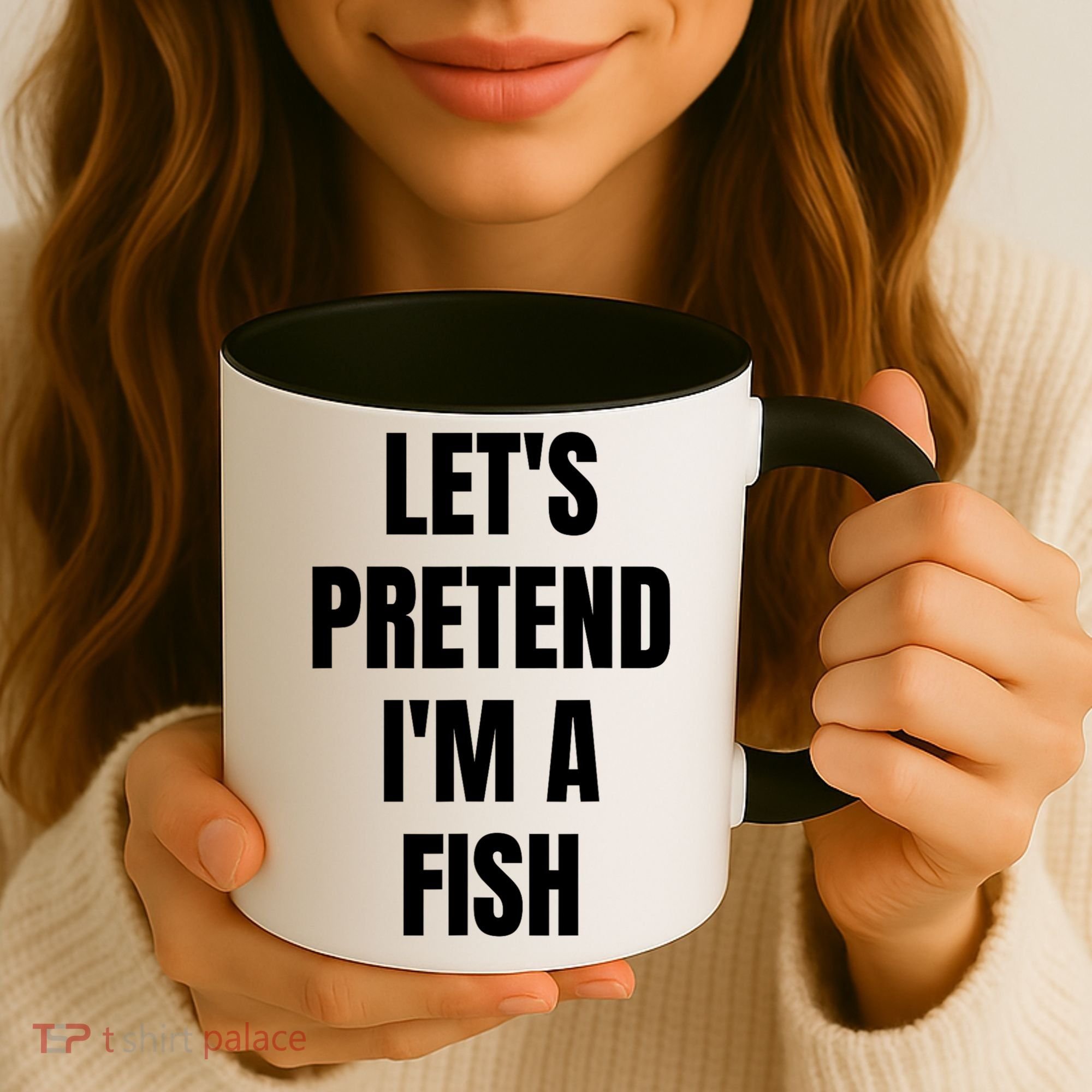 LetS Pretend IM A Fish Funny Halloween Coffee Mug