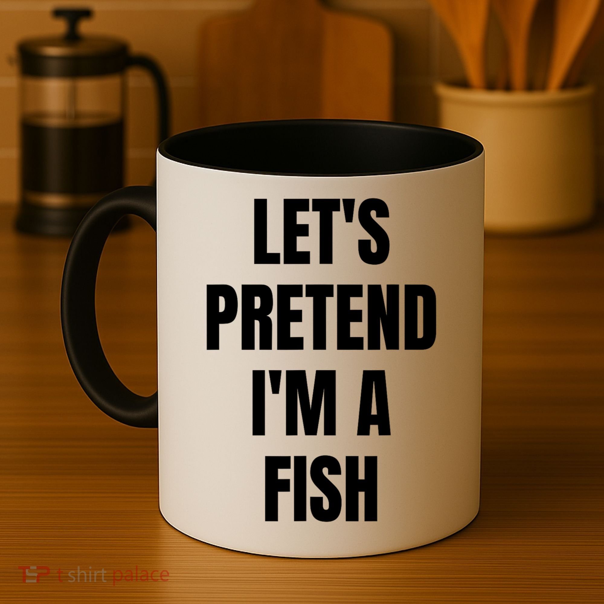 LetS Pretend IM A Fish Funny Halloween Coffee Mug
