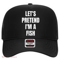 LetS Pretend IM A Fish Funny Halloween Hat thumb 0