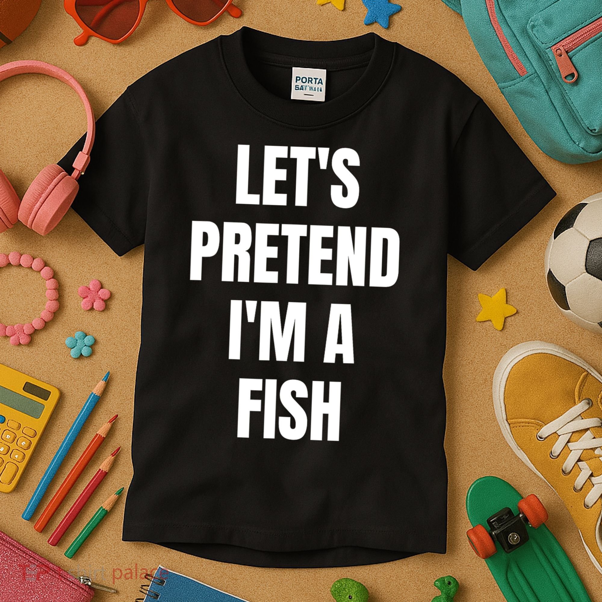 LetS Pretend IM A Fish Funny Halloween Kids T-Shirt