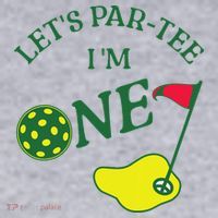 Let's Par I'm One Golf 1st Birthday Women's Sweatshirt thumb 2