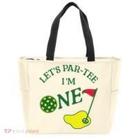 Let's Par I'm One Golf 1st Birthday Tote Bag thumb 0