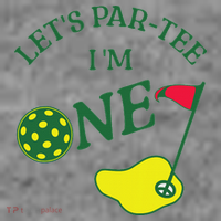 Let's Par I'm One Golf 1st Birthday Toddler Hoodie thumb 2