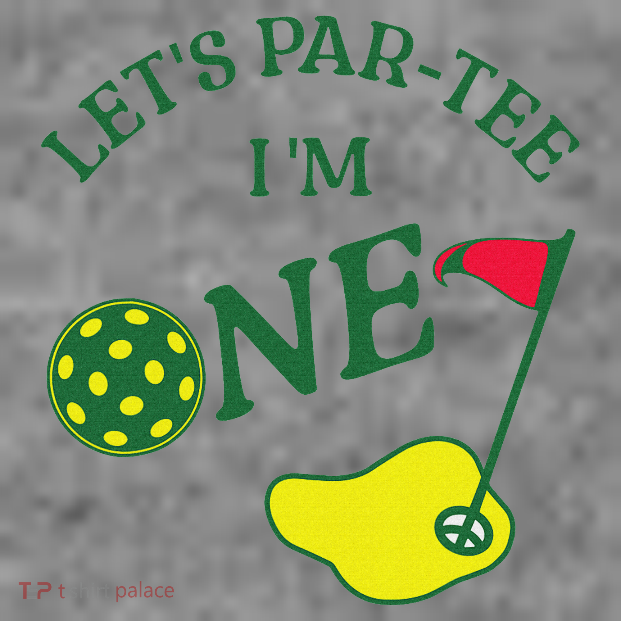 Let's Par I'm One Golf 1st Birthday Toddler Hoodie