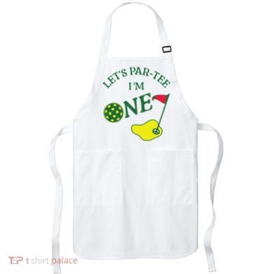 Let's Par I'm One Golf 1st Birthday Apron