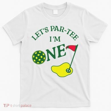 Let's Par I'm One Golf 1st Birthday T-Shirt
