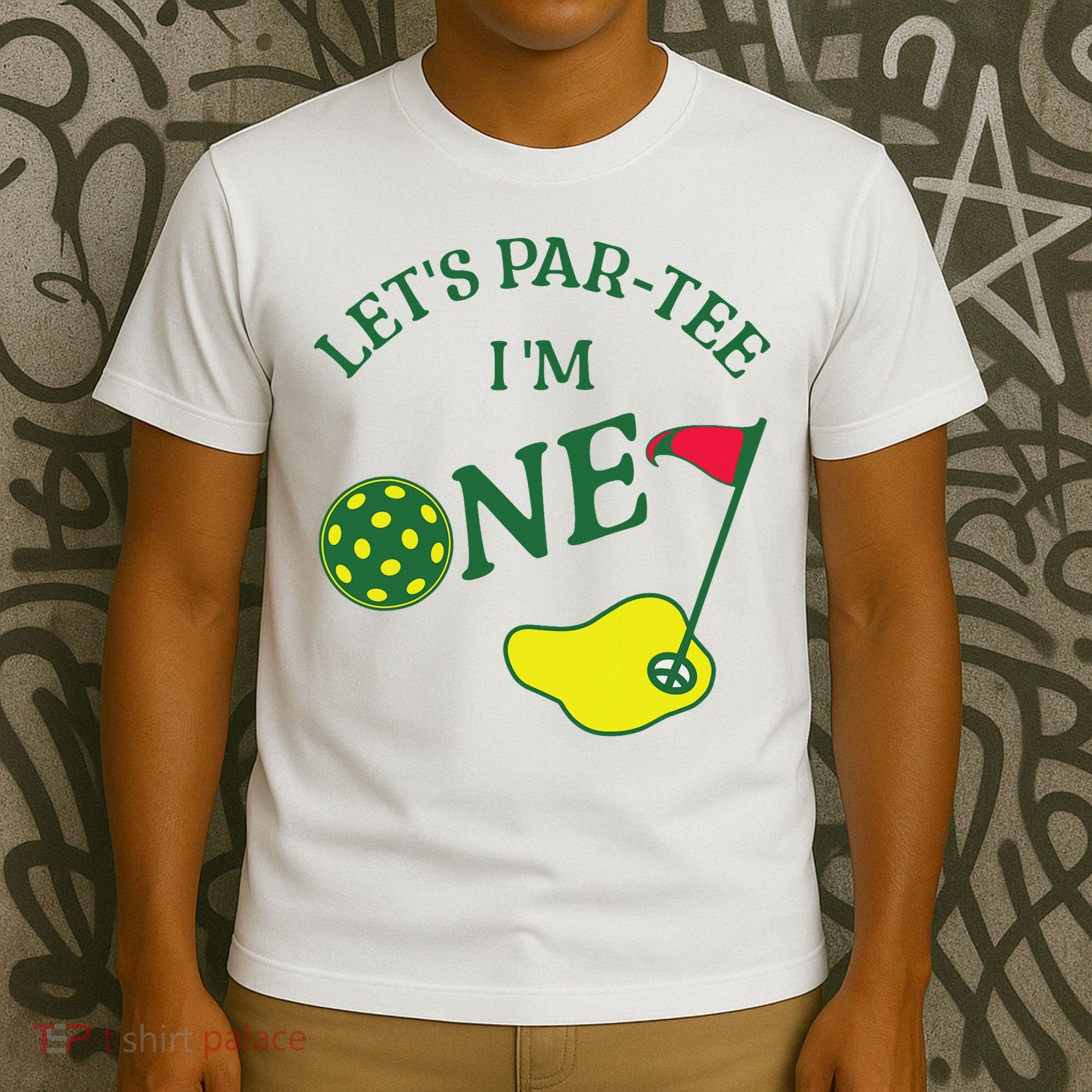 Let's Par I'm One Golf 1st Birthday T-Shirt