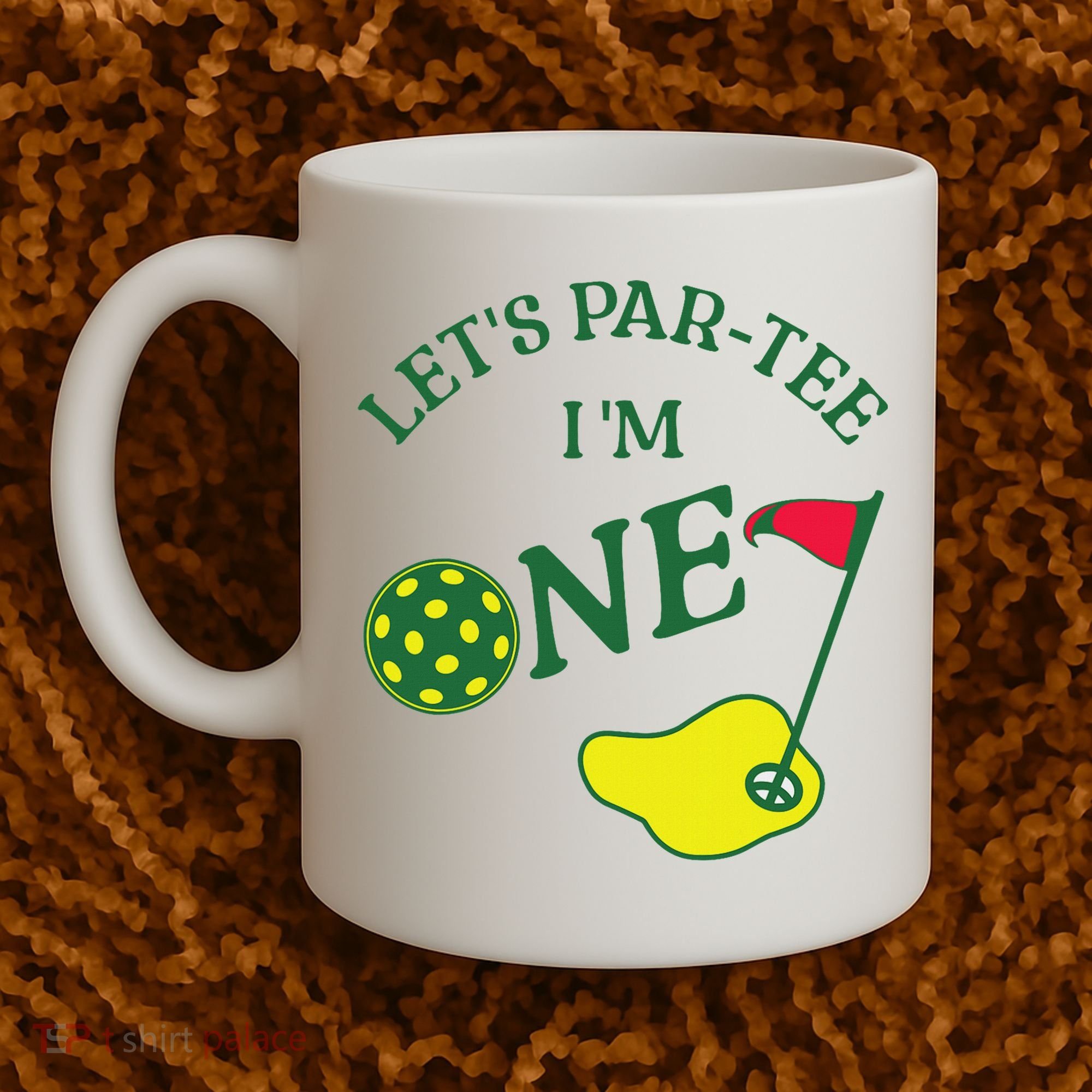 Let's Par I'm One Golf 1st Birthday Coffee Mug