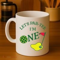 Let's Par I'm One Golf 1st Birthday Coffee Mug thumb 4