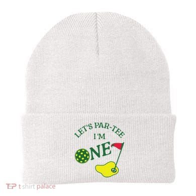 Let's Par I'm One Golf 1st Birthday Beanie