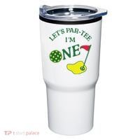 Let's Par I'm One Golf 1st Birthday Tumbler thumb 0