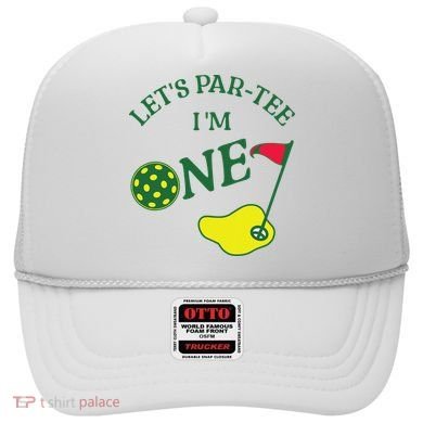 Let's Par I'm One Golf 1st Birthday Hat
