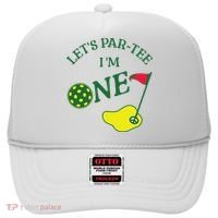 Let's Par I'm One Golf 1st Birthday Hat thumb 0