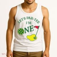 Let's Par I'm One Golf 1st Birthday Tank Top thumb 3