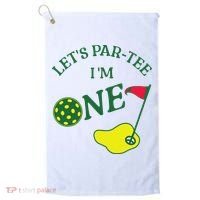 Let's Par I'm One Golf 1st Birthday Golf Towel thumb 0